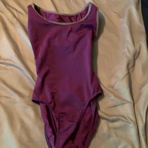 Mariia burgundy leotard